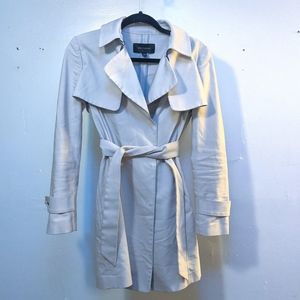 Ann Taylor Trench Coat Beige/ Cream XS